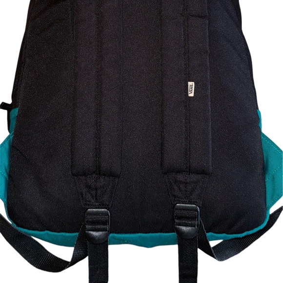 Vans Off The Wall Realm Colorblock Patchwork Medium Size Backpack Book Pockets - Picture 10 of 12